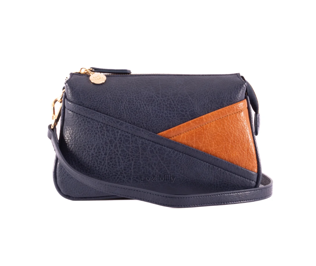 LIV & MILLY AVA NAVY BAG