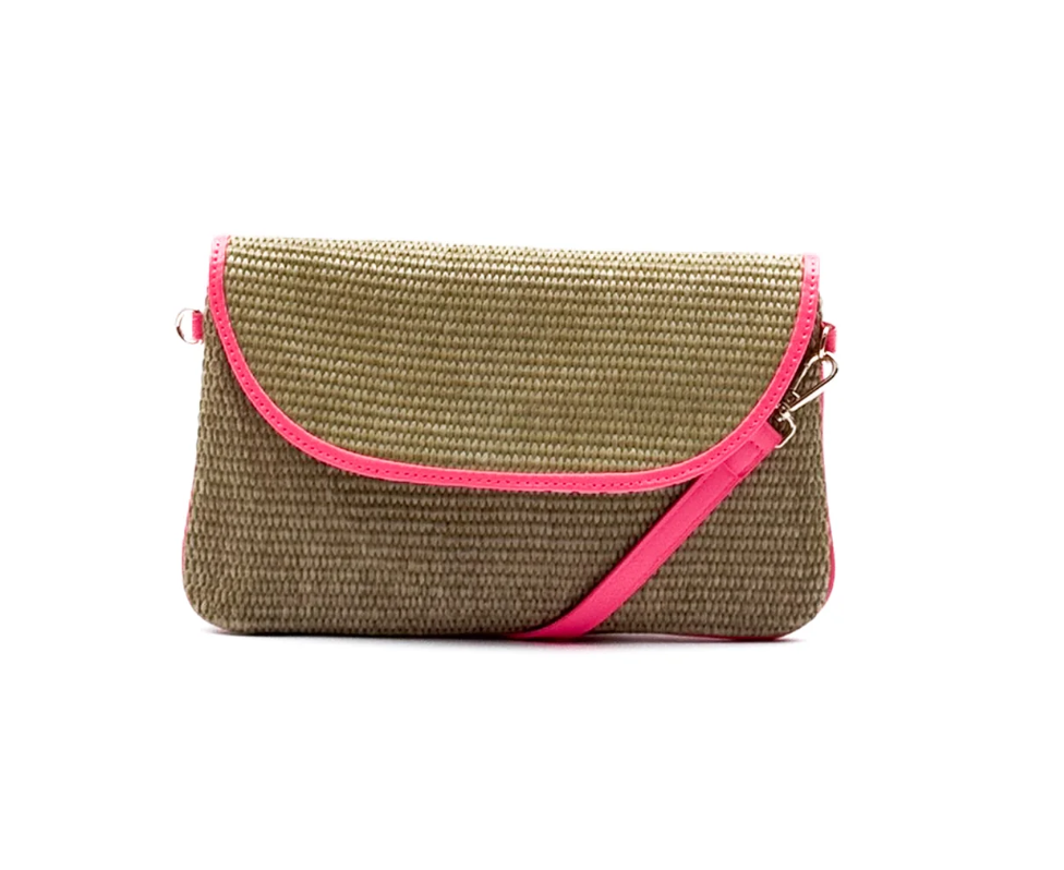 LIV & MILLY BELLA BAG NEON CORAL