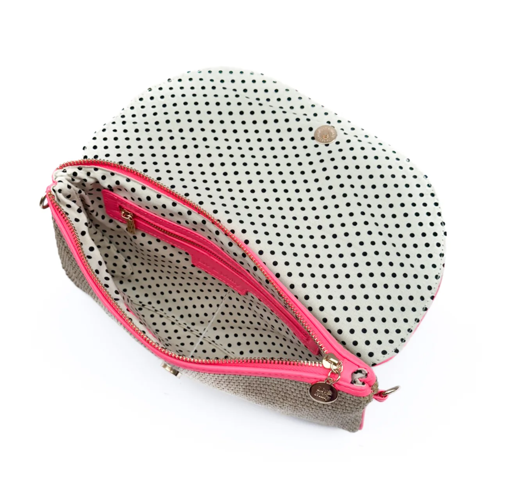 LIV & MILLY BELLA BAG NEON CORAL