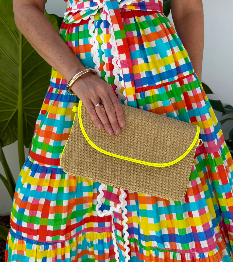 LIV & MILLY BELLA BAG NEON YELLOW