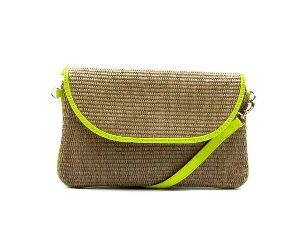 LIV & MILLY BELLA BAG NEON YELLOW