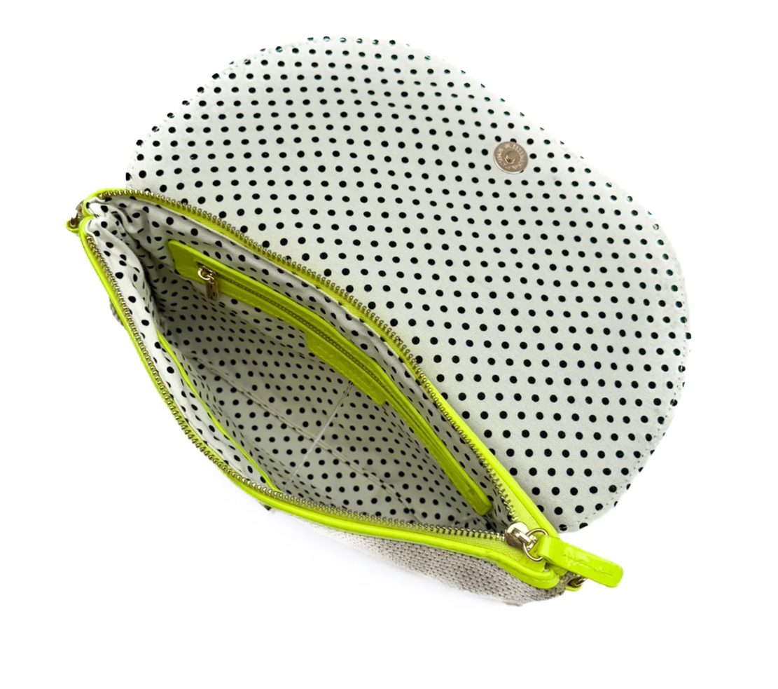 LIV & MILLY BELLA BAG NEON YELLOW