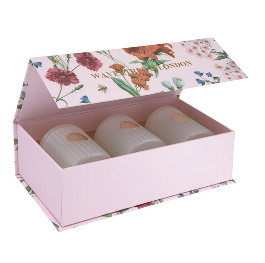 WAVERTREE & LONDON FLOWER DANCE TRIO CANDLE SET