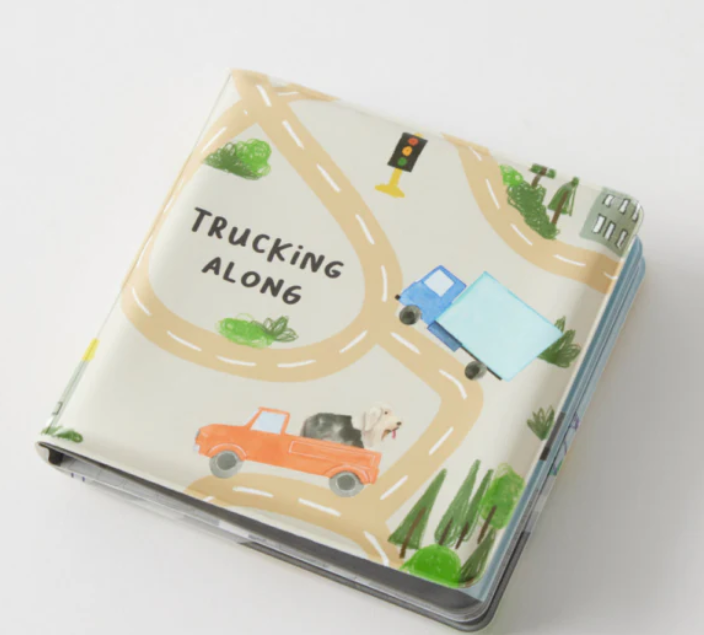 TRUCKING ALONG BATH BOOK
