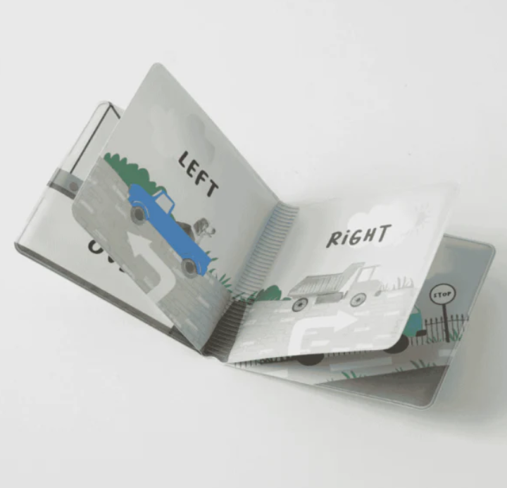 TRUCKING ALONG BATH BOOK