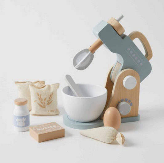WOODEN MIXER SET