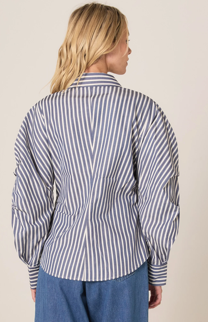 FATE & BECKER ASPEN ASYMMETRICAL OPENING SHIRT