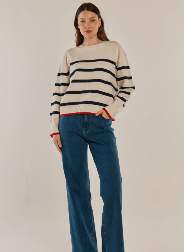BETTY BASICS LEONIE KNIT SWEATER
