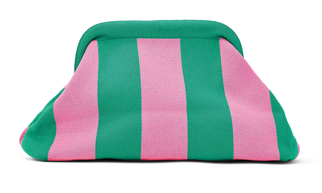 DUMPLING CLUTCH PINK/GREEN