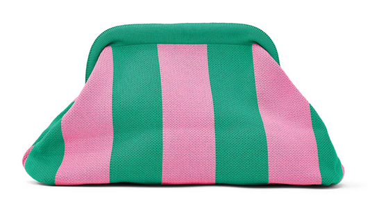 DUMPLING CLUTCH PINK/GREEN