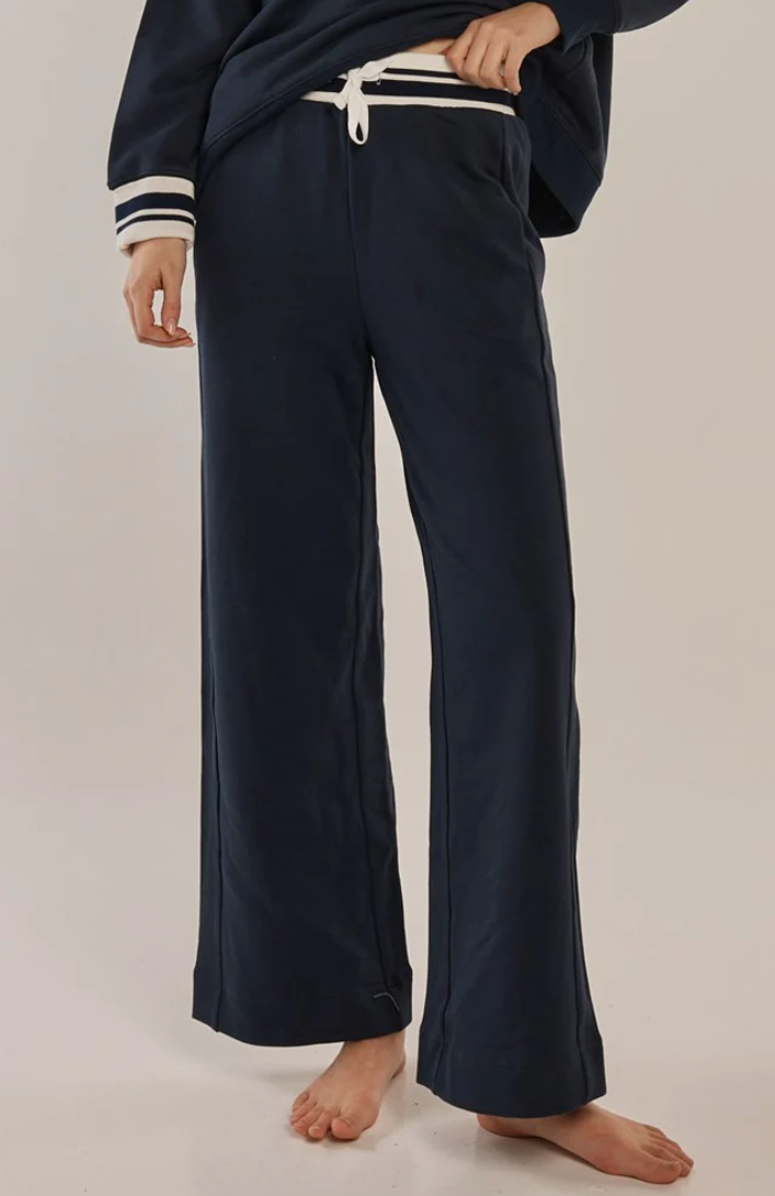 BETTY BASICS RHIANNON TRACKPANT NAVY