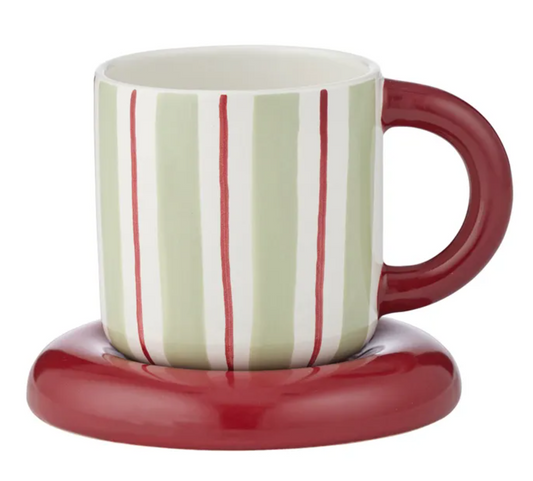 CANDY CUP&SAUCER 13X10 MINT