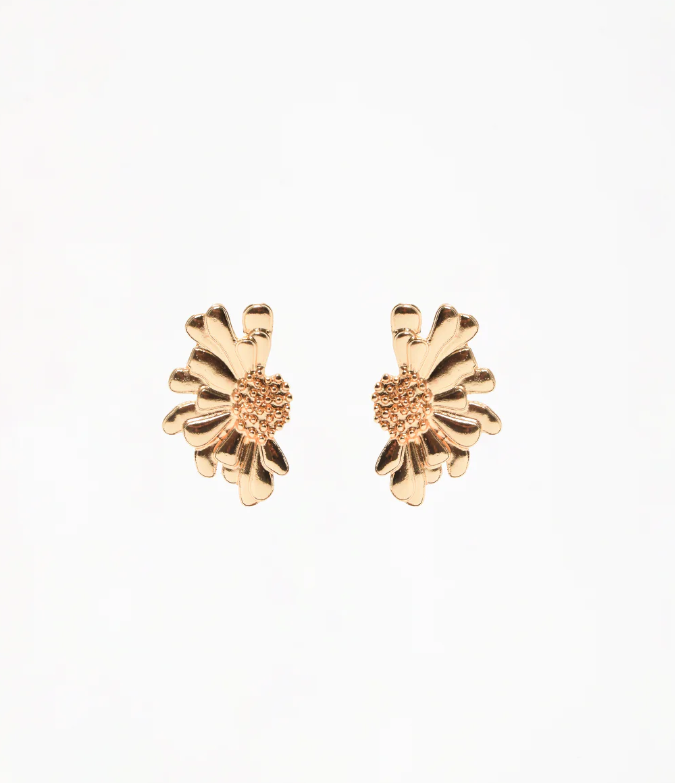 ADORNE STATEMENT FLOWER EARRINGS