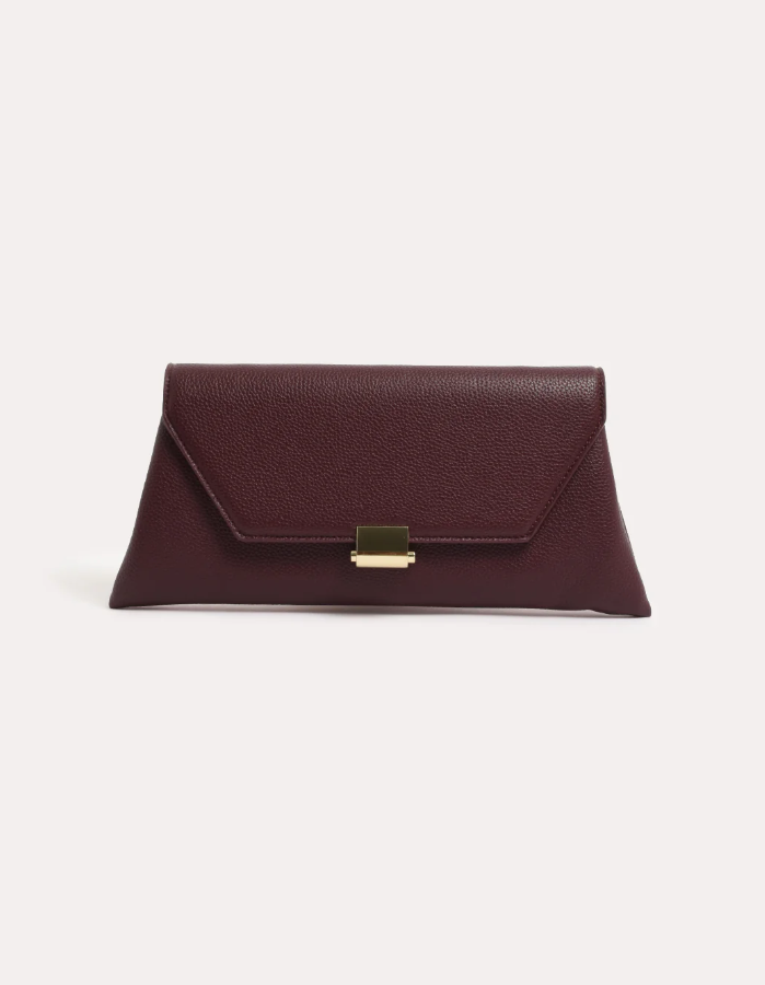 ADORNE RONA CLUTCH WINE