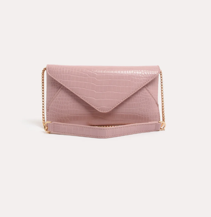 ADORNE MINI CLUTCH PINK