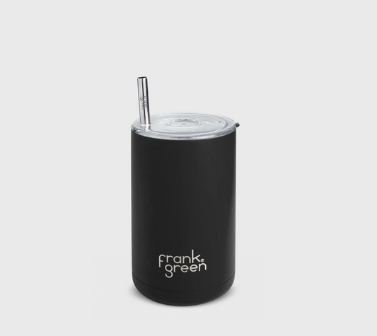 FRANK GREEN ICED COFFEE CUP WITH STRAW MIDNIGHT