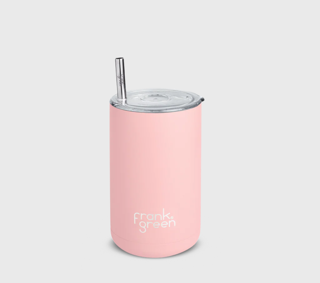 FRANK GREEN ICED COFFEE CUP WITH STRAW BLUSHED