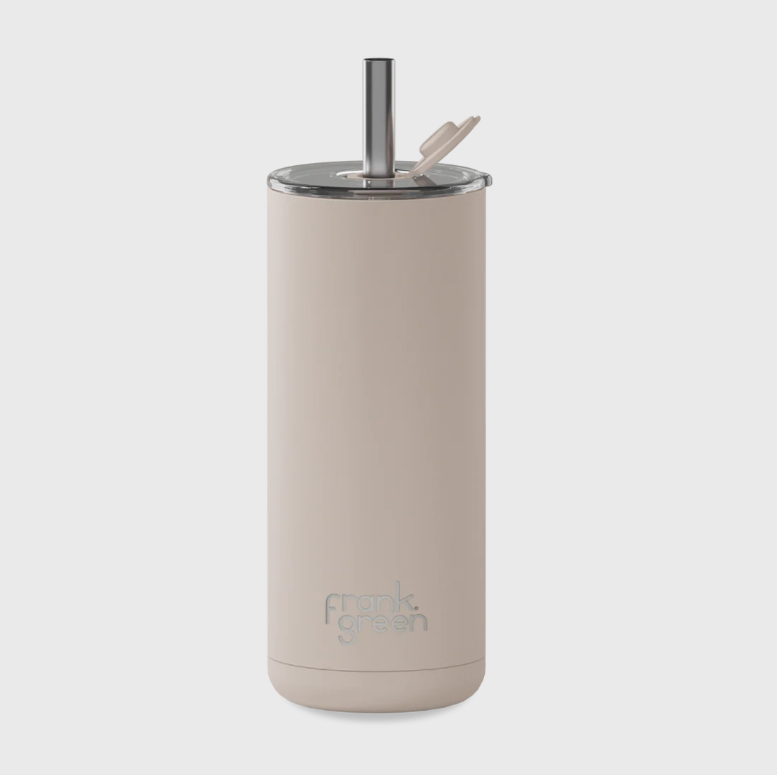 FRANK GREEN BIG CHILL CUP WITH STRAW MOON DUST