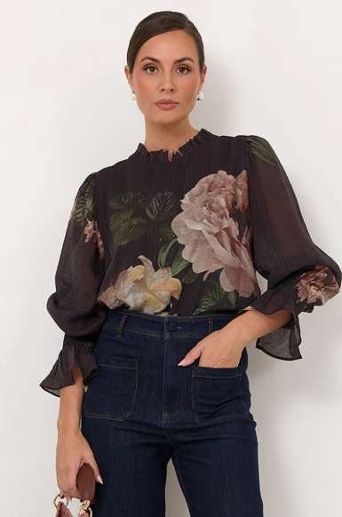 ADORNE MANNING CHANDON LONG SLEEVE TOP