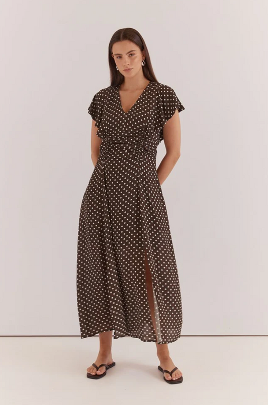 SASS ELBA RUCHED WAIST DRESS