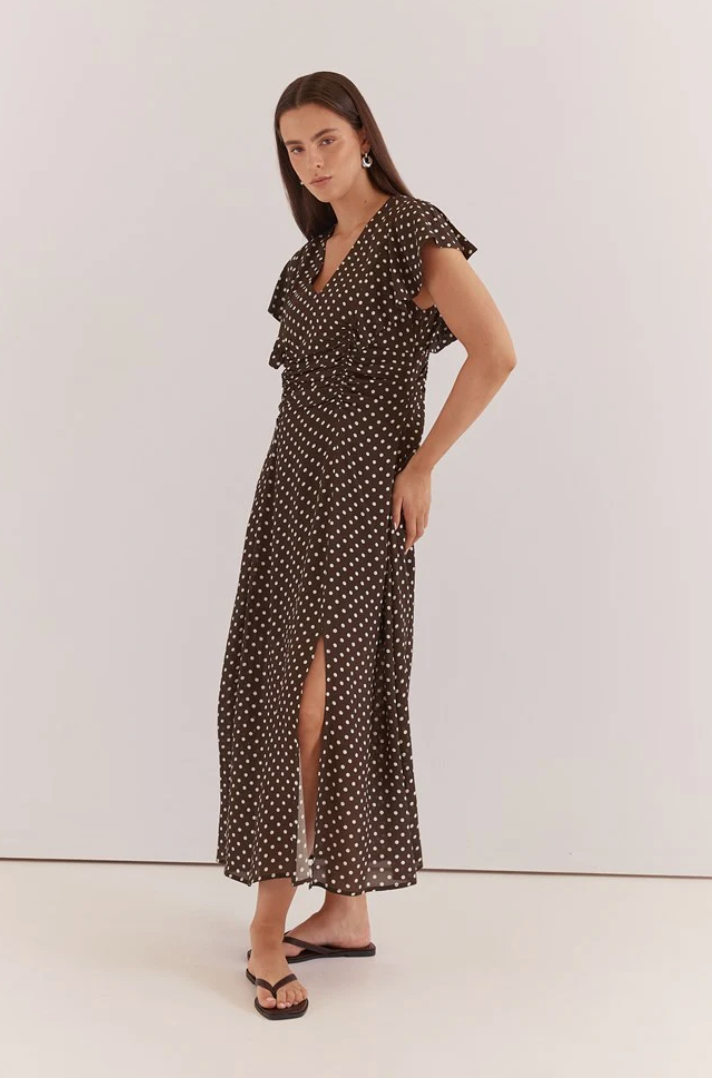 SASS ELBA RUCHED WAIST DRESS