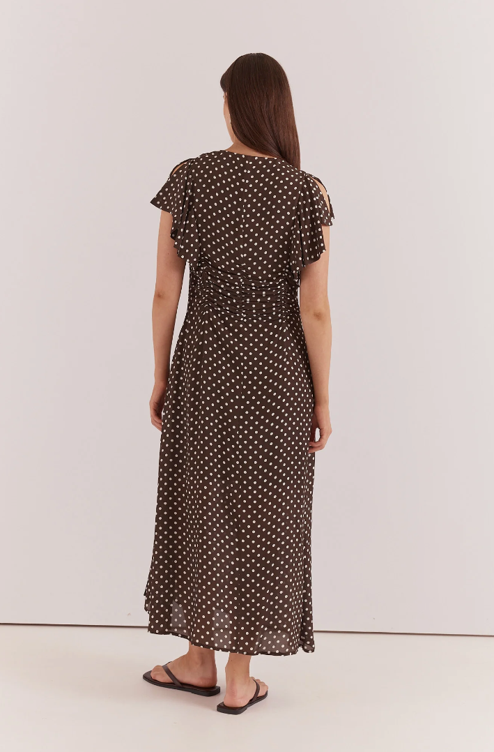 SASS ELBA RUCHED WAIST DRESS