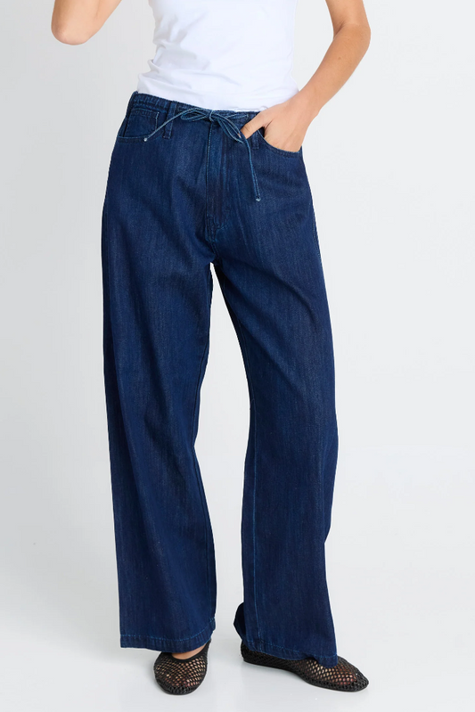 BETTY BASICS GOLDIE JEANS DARK BLUE