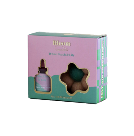 BLOOM - WHITE PEACH & LILY AIR FRESHENER