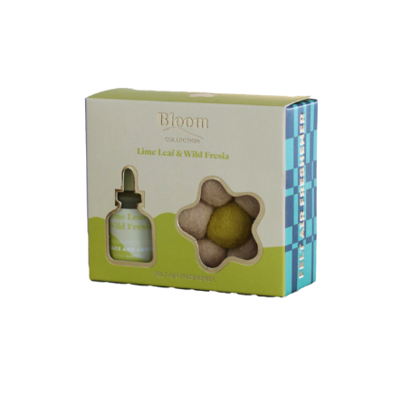 BLOOM - LIME LEAF & WILD FRESIA AIR FRESHENER