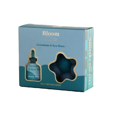 BLOOM - GERANIUM & SEA MOSS AIR FRESHENER