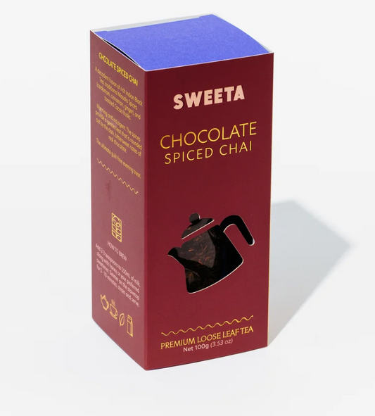 SWEETA TEA TIME CHOCOLATE SPICED CHAI 100G