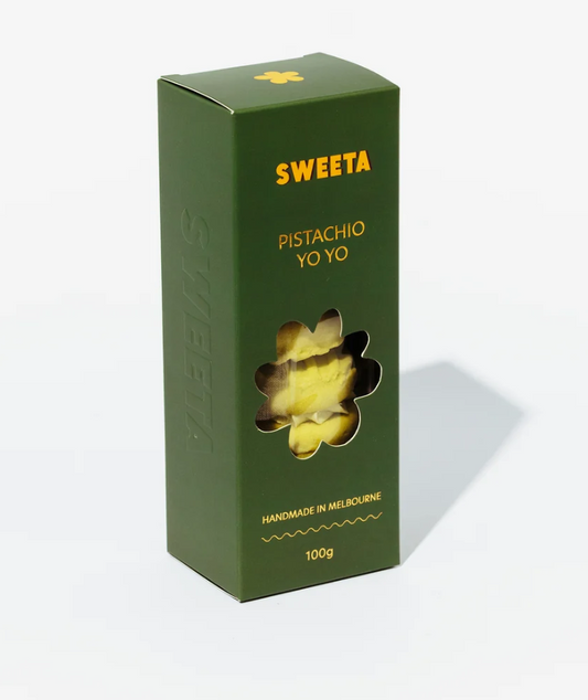 SWEETA BISCUITS - PISTACHIO YO YO 100G