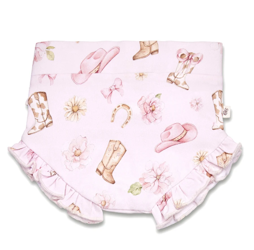 SNUGGLE HUNNY BOOTS & BOWS OVERSIZED BLOOMERS