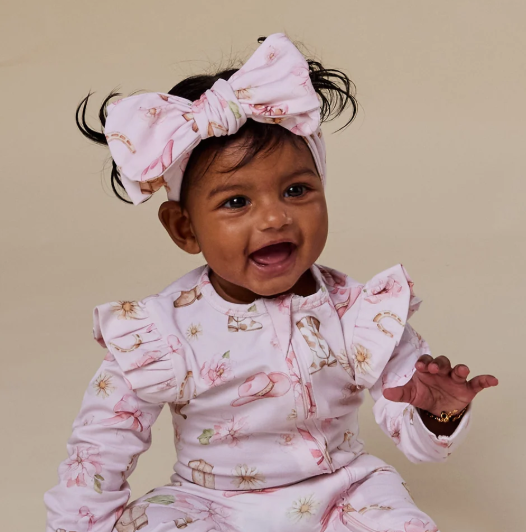 SNUGGLE HUNNY BOOTS & BOWS OVERSIZED BOW