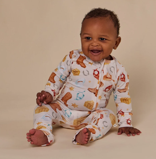 SNUGGLE HUNNY COWBOYS SNUGGLESUIT CONVERTIBLE ROMPER