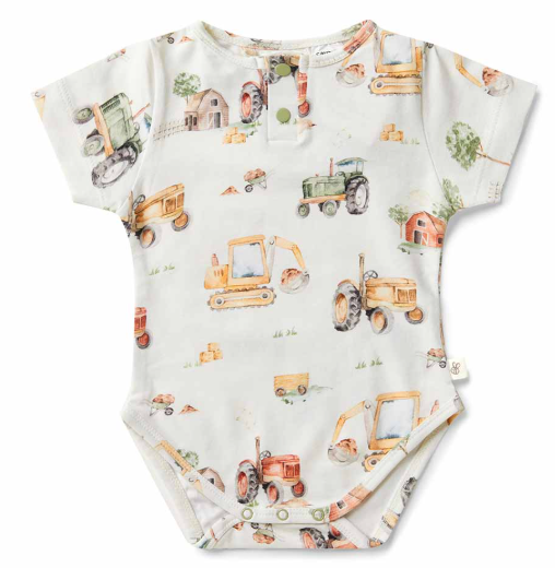 SNUGGLE HUNNY COWBOYS SHORT SLEEVE BODYSUIT