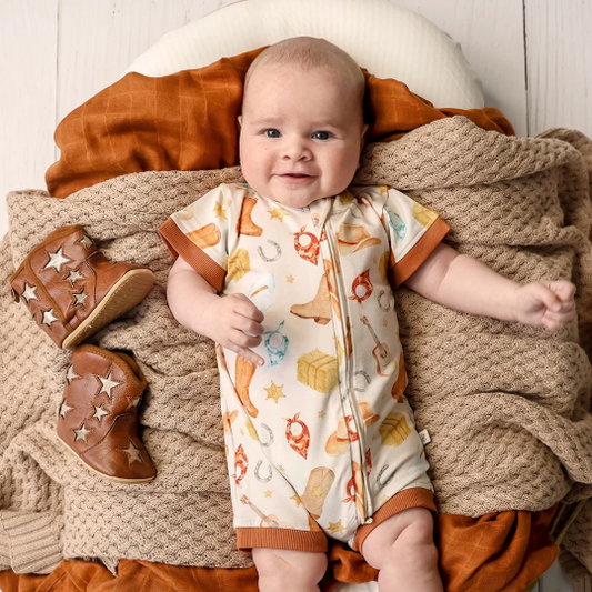 SNUGGLE HUNNY COWBOYS ORGANIC SNUGGLE SHORTIE