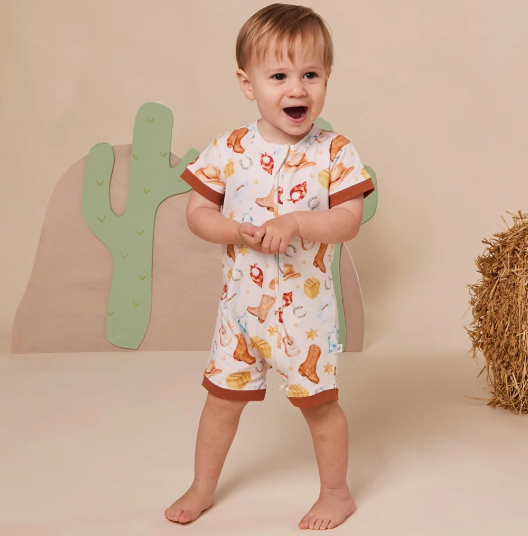 SNUGGLE HUNNY COWBOYS ORGANIC SNUGGLE SHORTIE