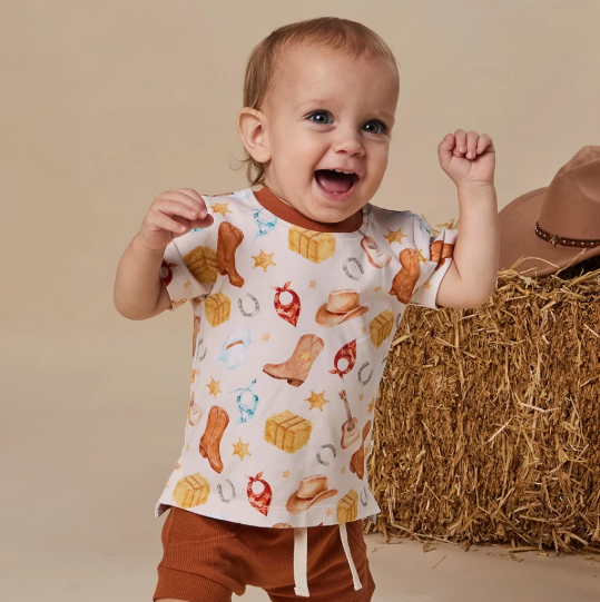 SNUGGLE HUNNY COWBOYS SHORT SLEEVE T-SHIRT