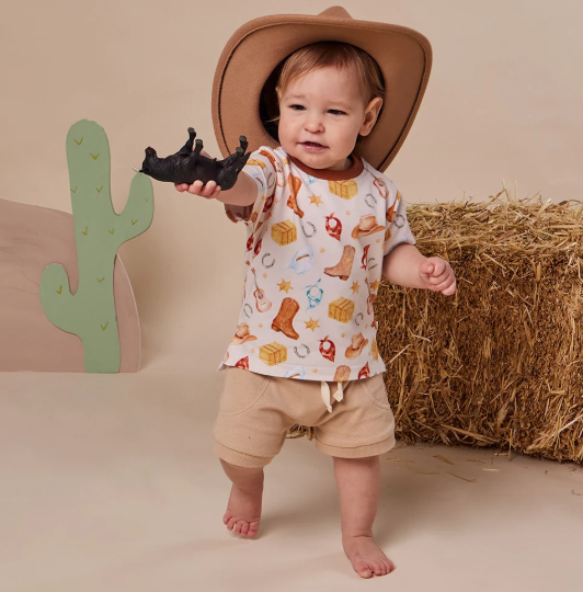 SNUGGLE HUNNY COWBOYS SHORT SLEEVE T-SHIRT
