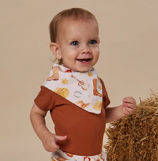 SNUGGLE HUNNY COWBOYS DRIBBLE BIB