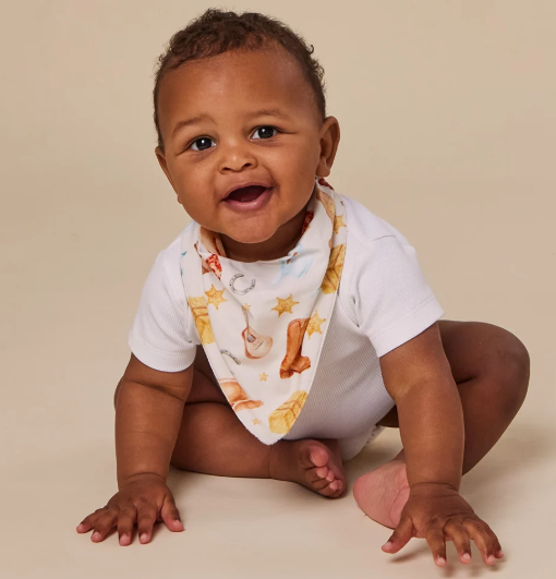 SNUGGLE HUNNY COWBOYS DRIBBLE BIB