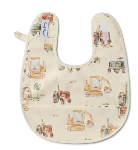 SNUGGLE HUNNY DIGGERS & TRACTORS SNUGGLE BIB