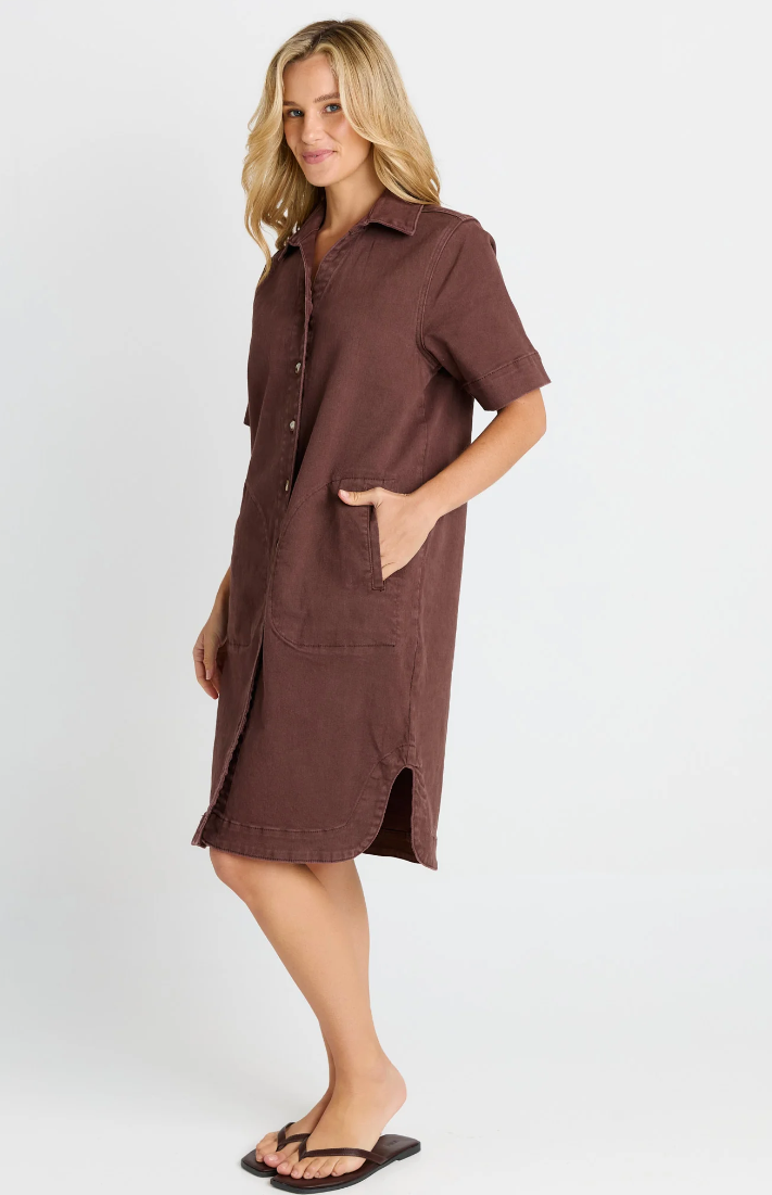 BETTY BASICS DAWSON DENIM DRESS