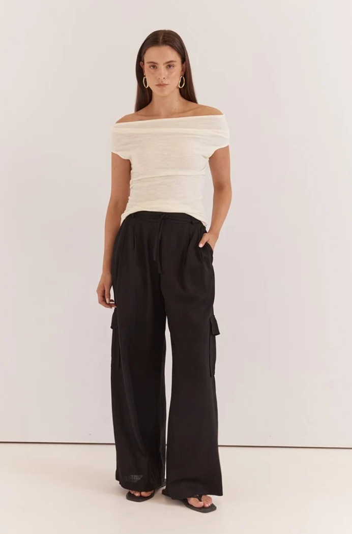 SASS TALIA JERSEY TOP CREAM