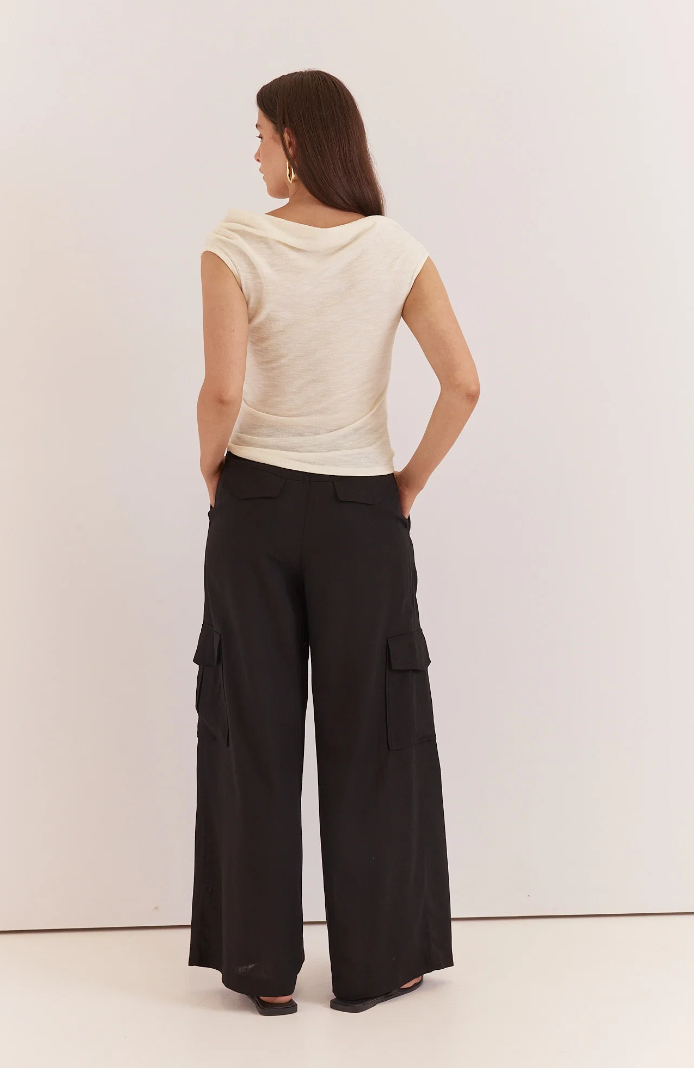 SASS TALIA JERSEY TOP CREAM