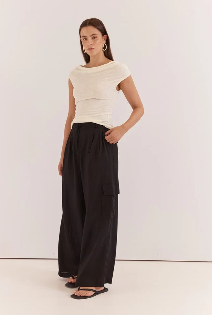 SASS TALIA JERSEY TOP CREAM