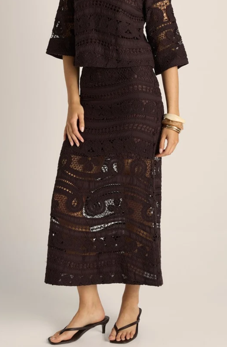 FATE & BECKER GAIA LACE SKIRT