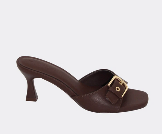 HUMAN PARIS HEEL CHOCOLATE