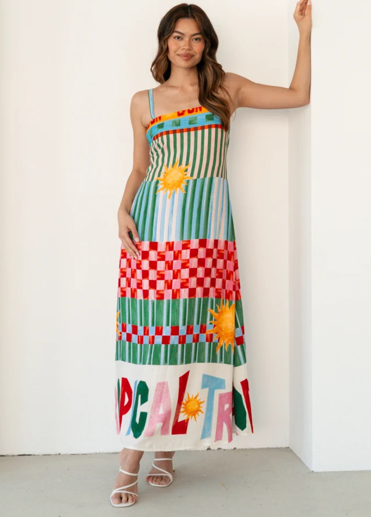 TROPICAL PUNCH DRESS